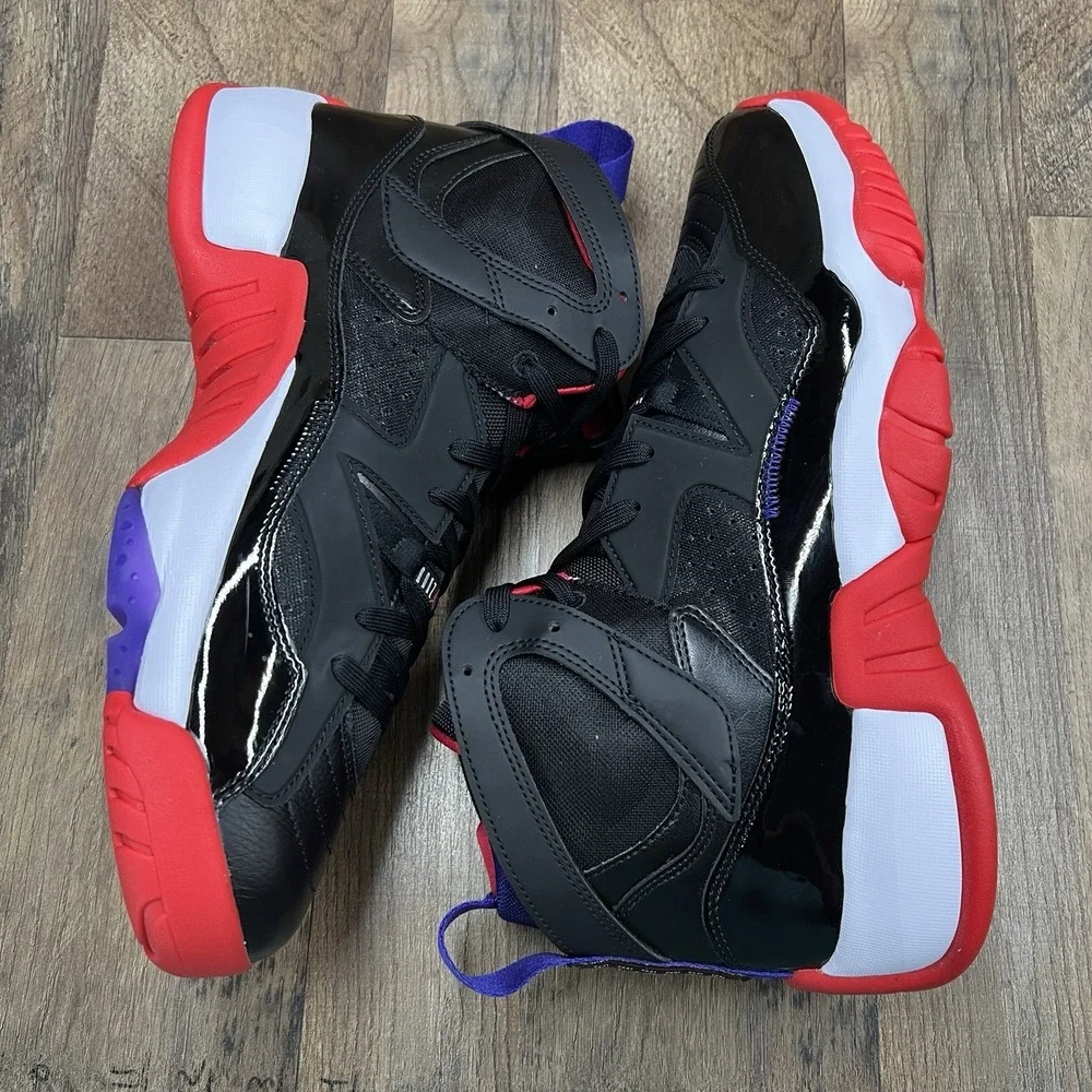 Jordan Two Trey Men's Sneakers Size 12 Black True Red Dark Concord DO1925-001